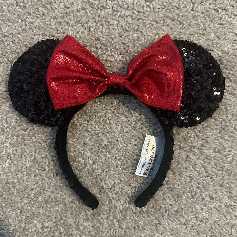 Disney Sequin Minnie Mouse Ears Headband